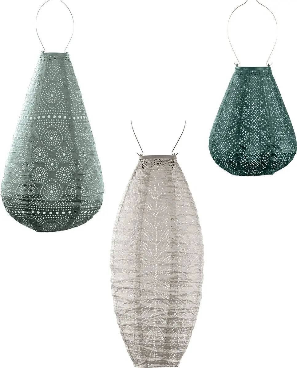 Lumiz Tuinlamp Solar Lampion Santorini Set