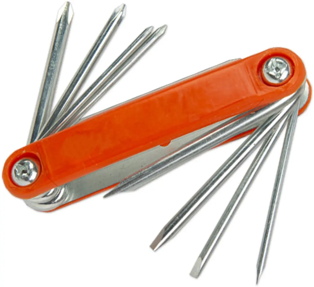 Handy 10833 Opvouwbare Schroevendraaierset 8-in-1