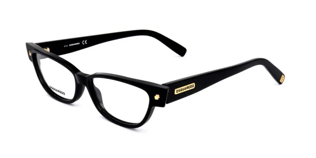 Ladies' Spectacle frame Dsquared2 DQ5300-001-55 Black