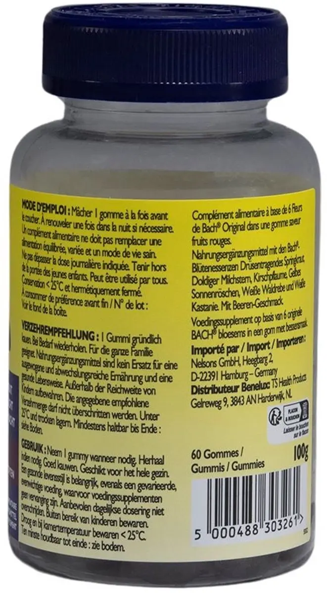 Bach Rescue Nacht Gummies 60 Stuks
