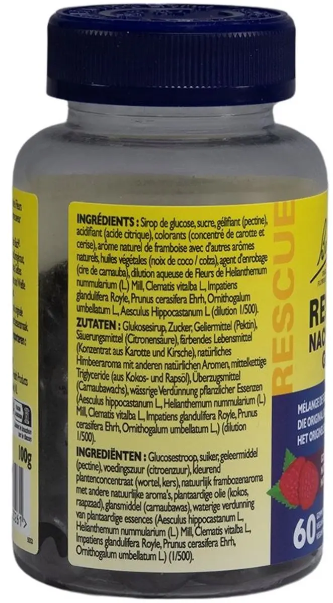 Bach Rescue Nacht Gummies 60 Stuks