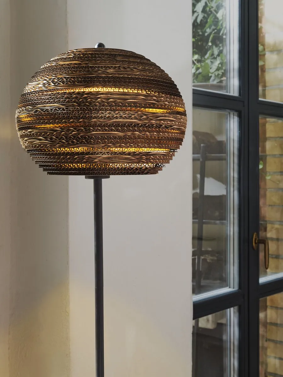 LEDVANCE Decor Cardboard Ball Vloerlamp E27 - Bruin - afbeelding 6 van 6