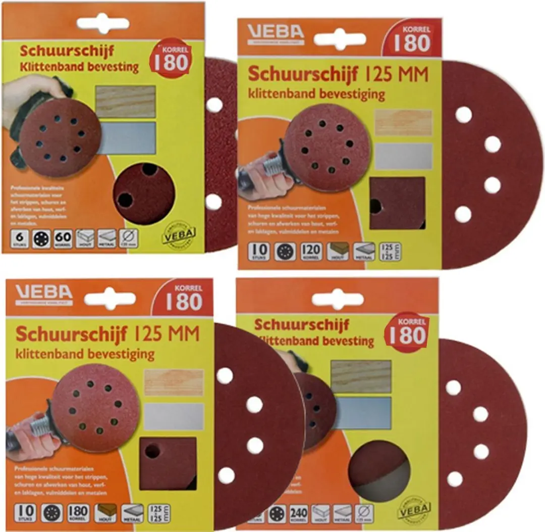 VEBA P180 Schuurschijven Ø125mm