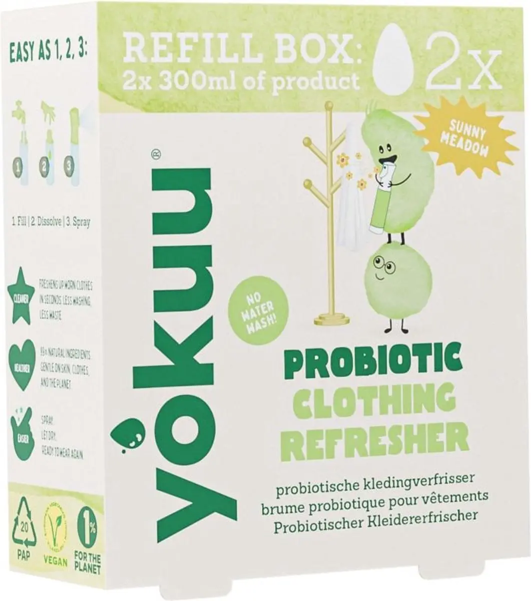 Yokuu Probiotische Kledingopfrisser Refill Parels 2 Stuks