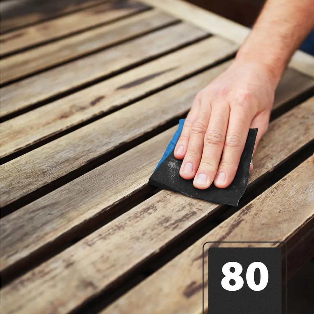 Handy Schuurpapier Korrel 80 - 5 Stuks 230x280mm - Blauw