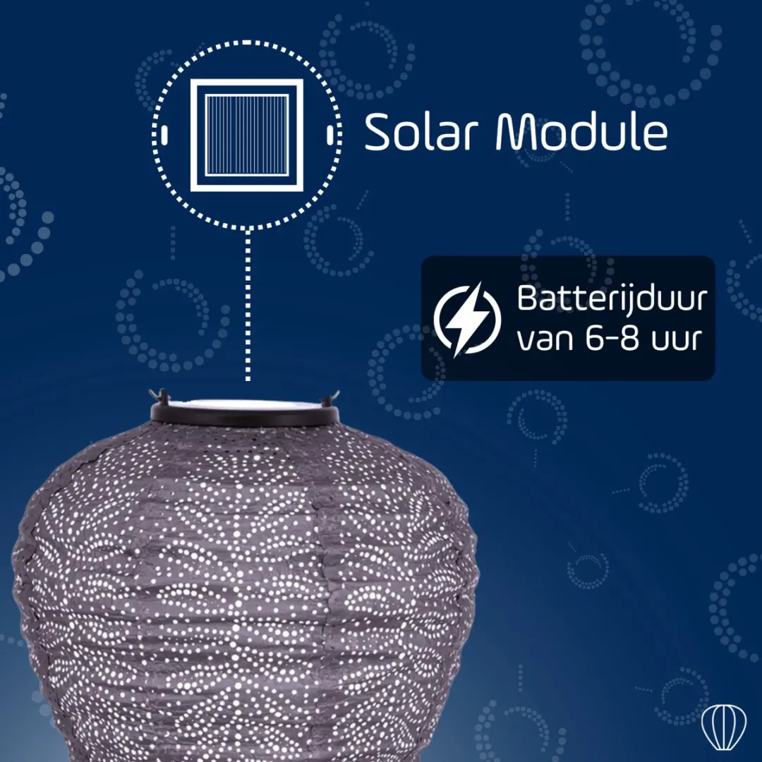 Lumiz Solar Tuinverlichting Folia Balloon 20cm - Lichtpaars
