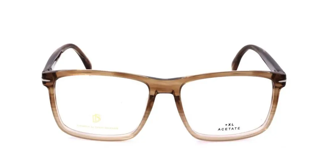 David Beckham DB 1020 Brilmontuur - 56/17/145 - Striped Brown Beige
