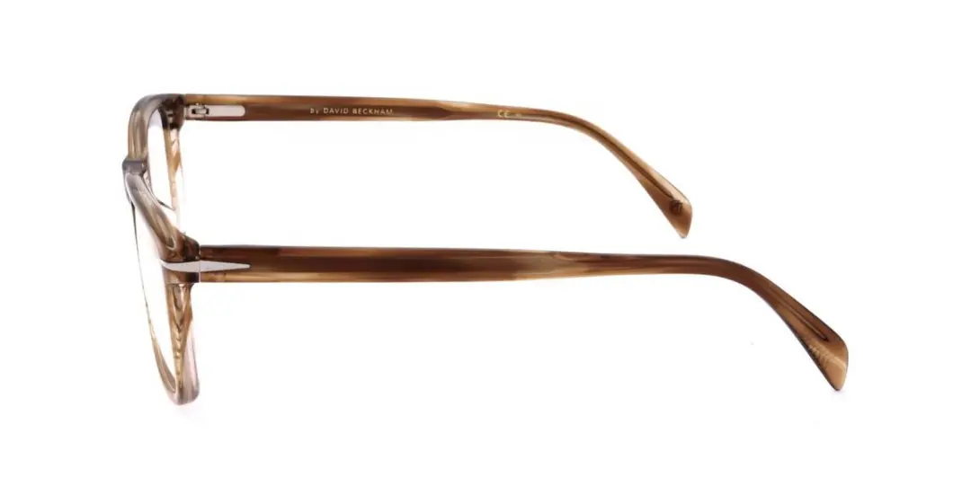 David Beckham DB 1020 Brilmontuur - 56/17/145 - Striped Brown Beige