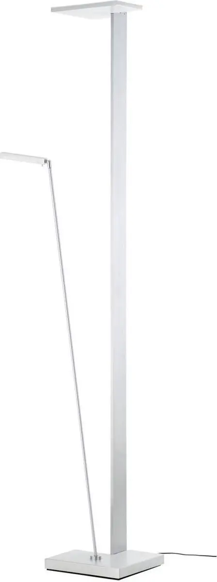 Brilliant 90° LED Vloerlamp 23,6W - 2690lm - 3000K - Zilver