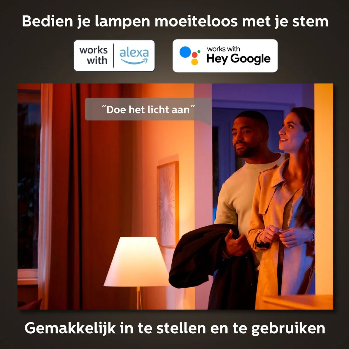 Philips Hue Starterspakket E14 - 2 Lampen + Bridge - Wit & Kleur
