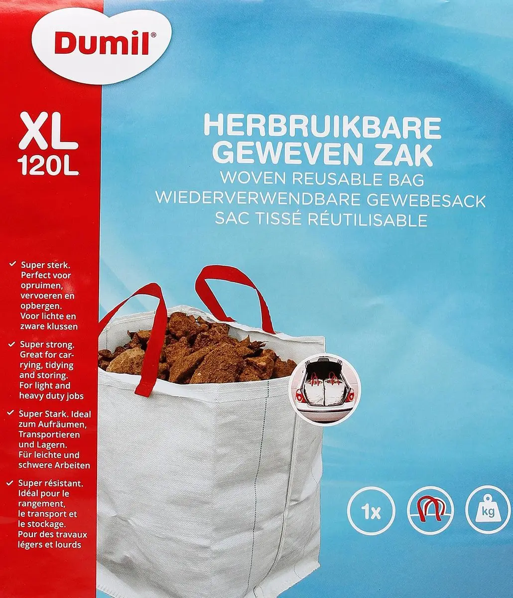 Dumil Herbruikbare Geweven Puinzak 120L