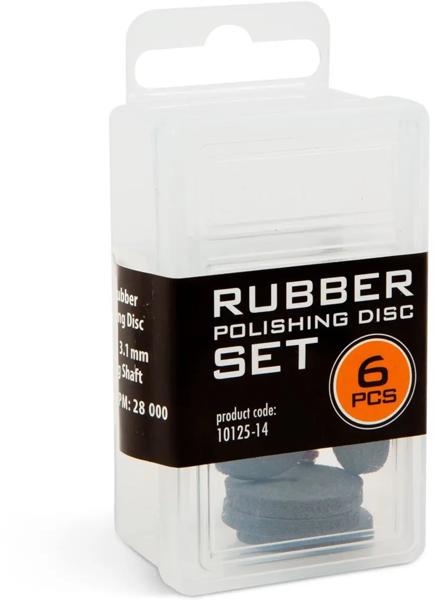 Handy Rubberen Polijstschijven Set 10125-14 - 5 Stuks Ø3,1mm