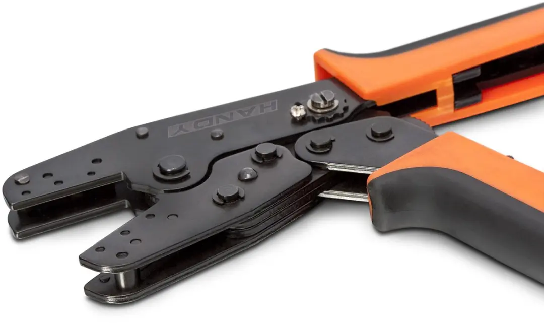 Handy 3-in-1 Rateltang Krimptang 1,5–10,0mm² - Zwart/Oranje