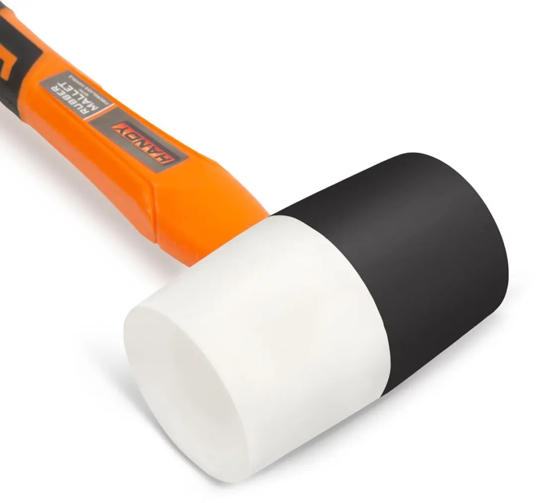 Handy Rubberen Hamer 340g - Glasvezel Steel 10431A