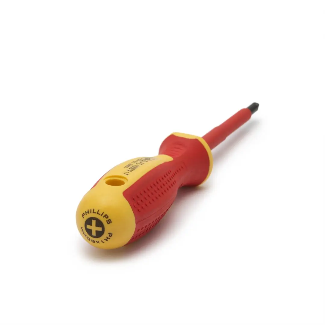 Handy Geïsoleerde Kruiskop Schroevendraaier PH1 10567 - 1000V - Geel/Rood