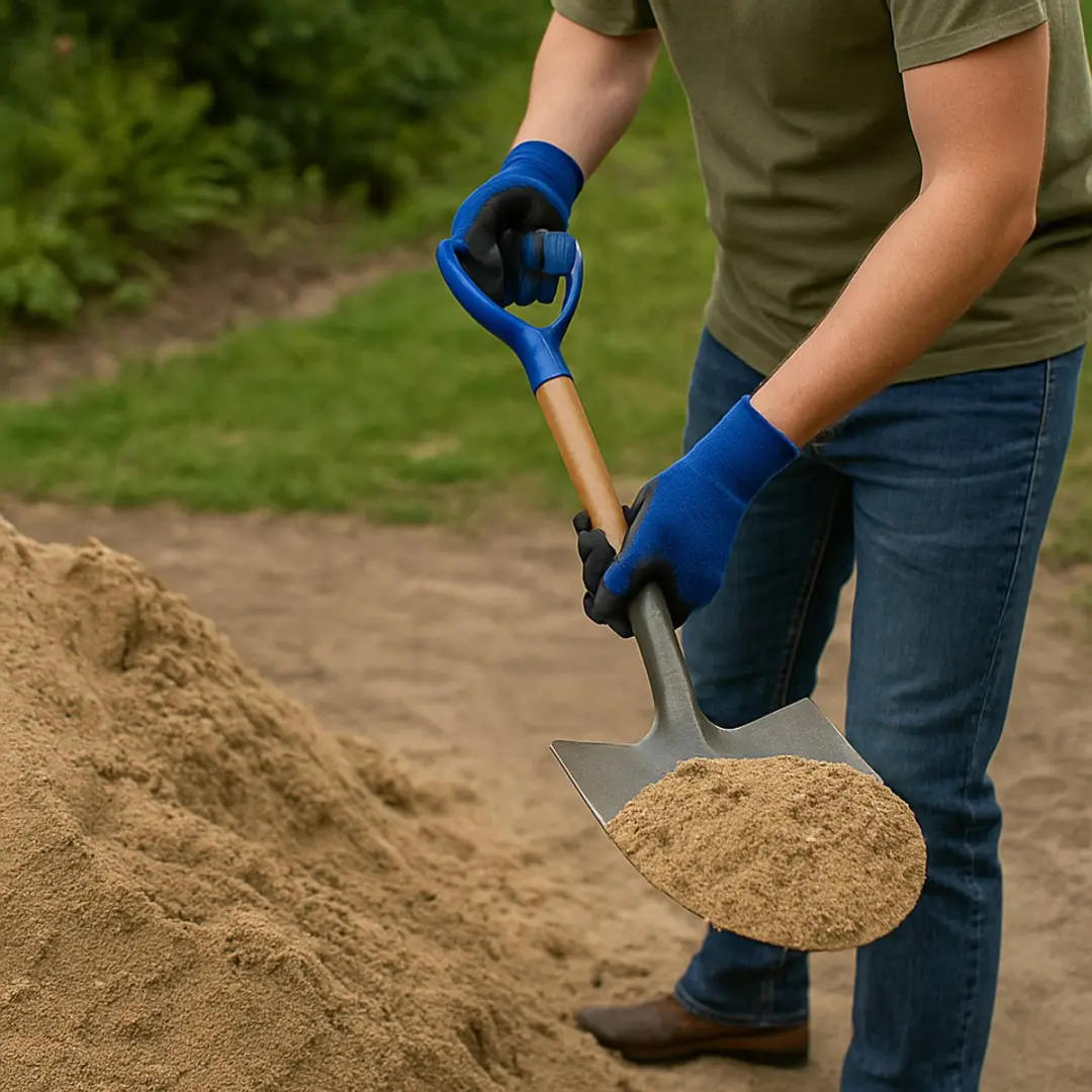 Handy Werkhandschoenen Tuin - Blauw/Zwart - Maat L