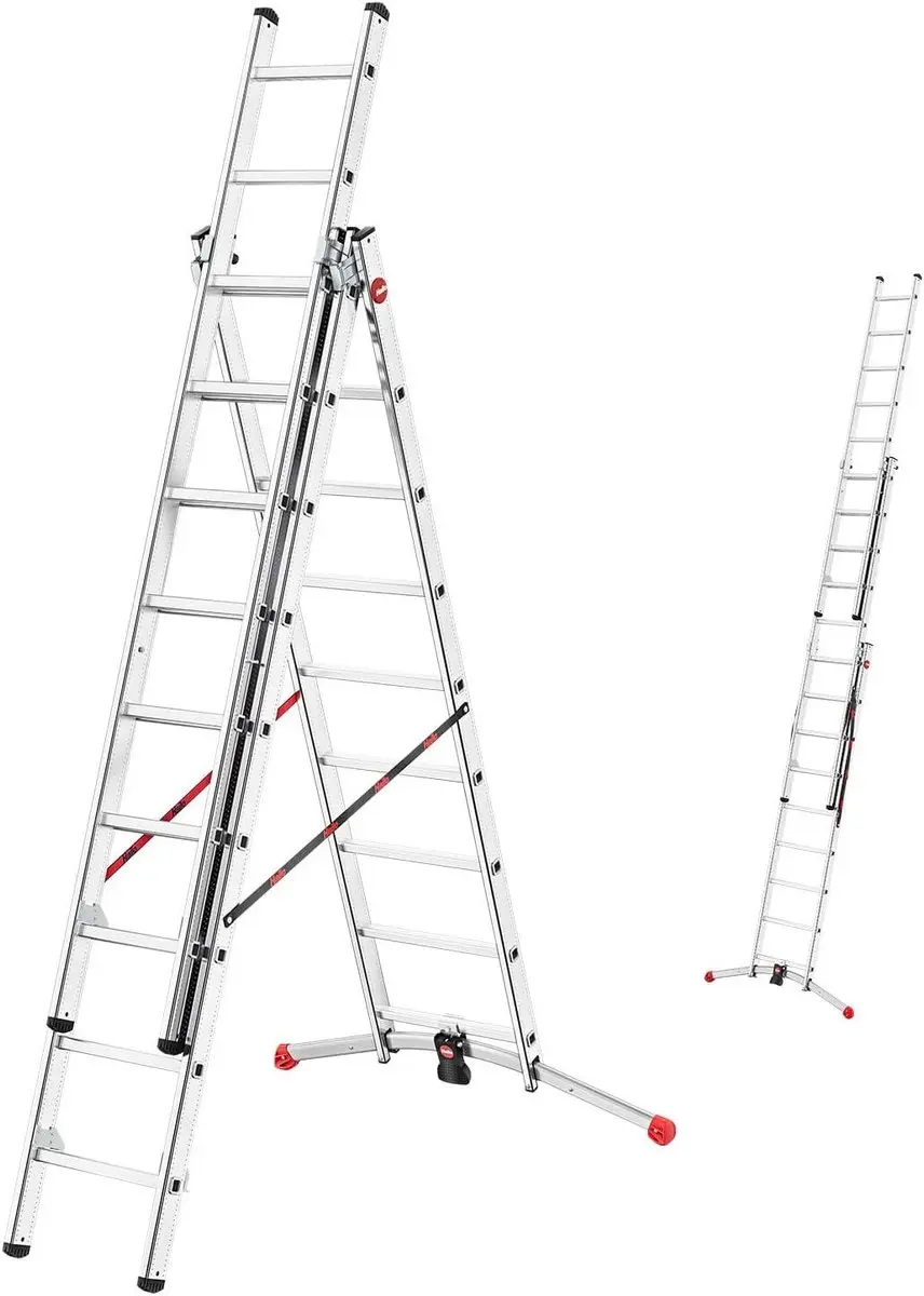 Hailo HobbyLOT Combinatieladder 3-delig