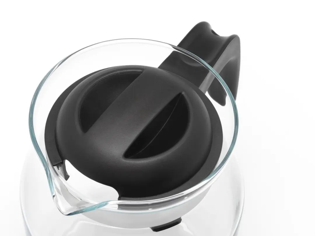 Bredemeijer Theepot Nora Glas 1,25L - Transparant/Zwart