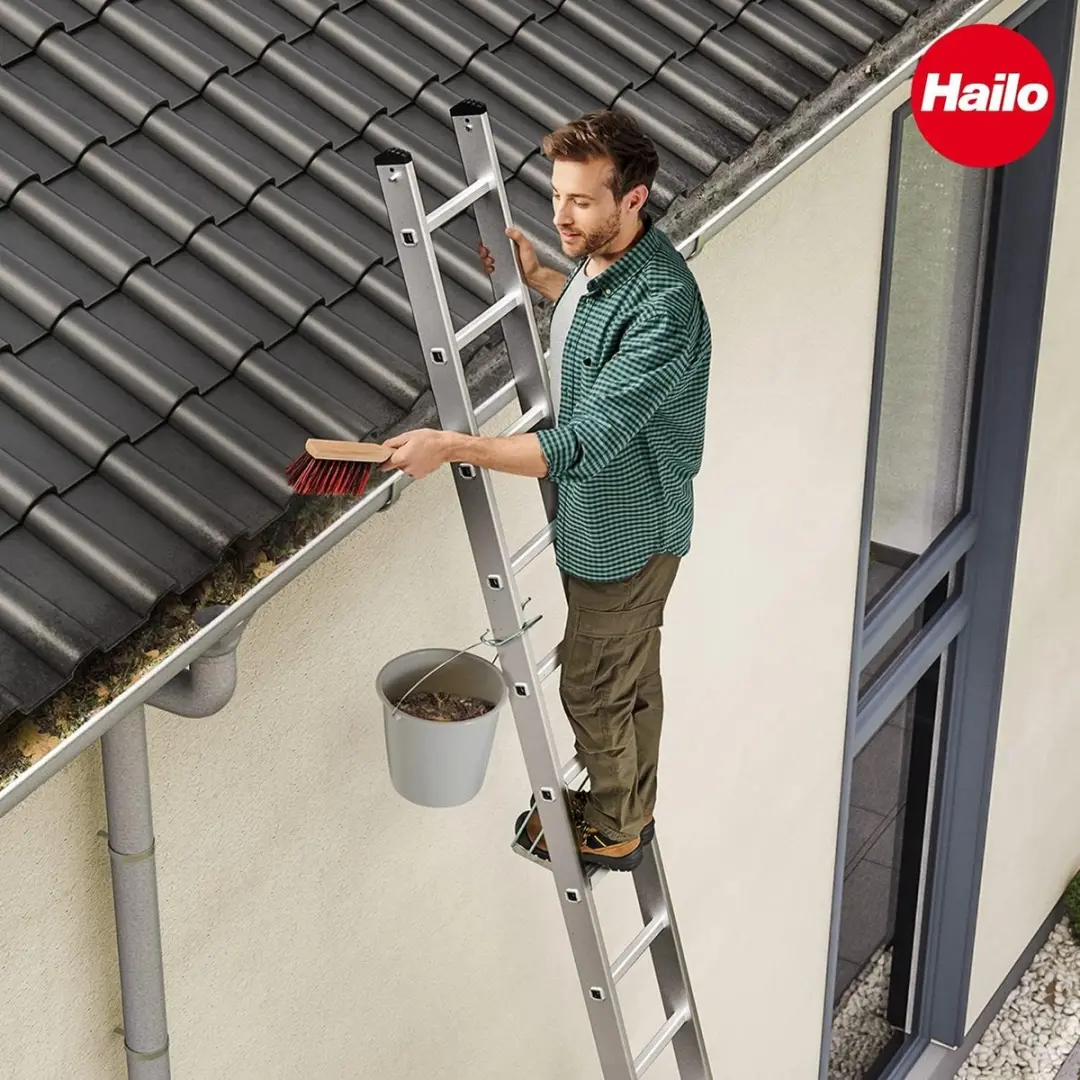 Hailo S60 ProfiStep UNO Aluminium Ladder - 15 Sporten