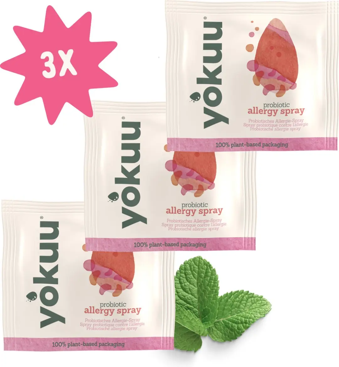 Yokuu Probiotische Allergen Spray Refill - 3 Tabs 900ml - afbeelding 6 van 6