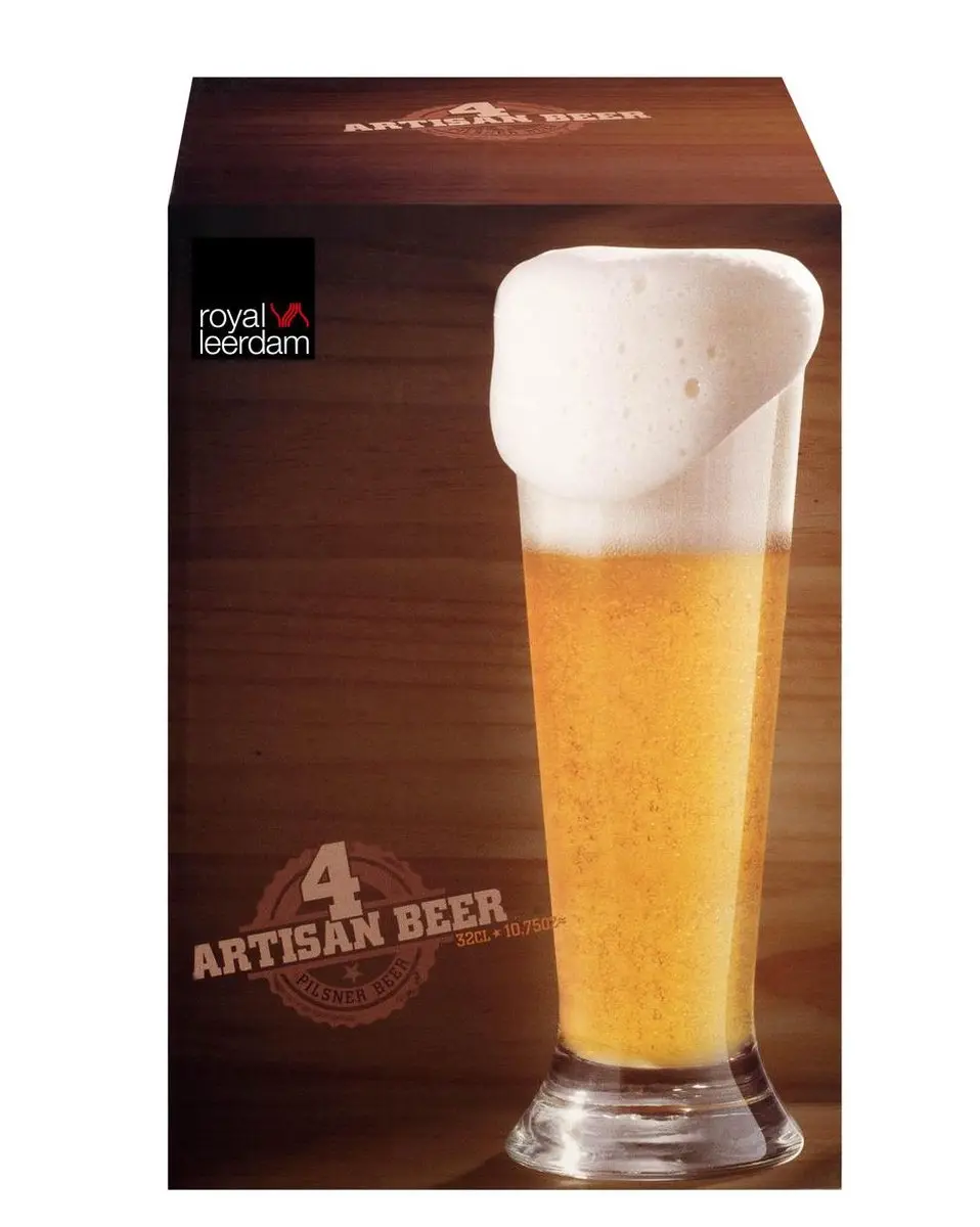 Royal Leerdam Artisan Bierglas 37cl - 4 Stuks