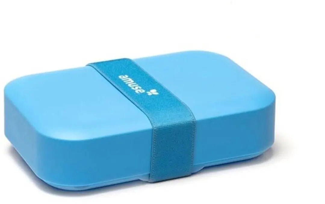 Amuse Lunchbox Sky Blue 650ml - 2-delig - 185x125x50mm