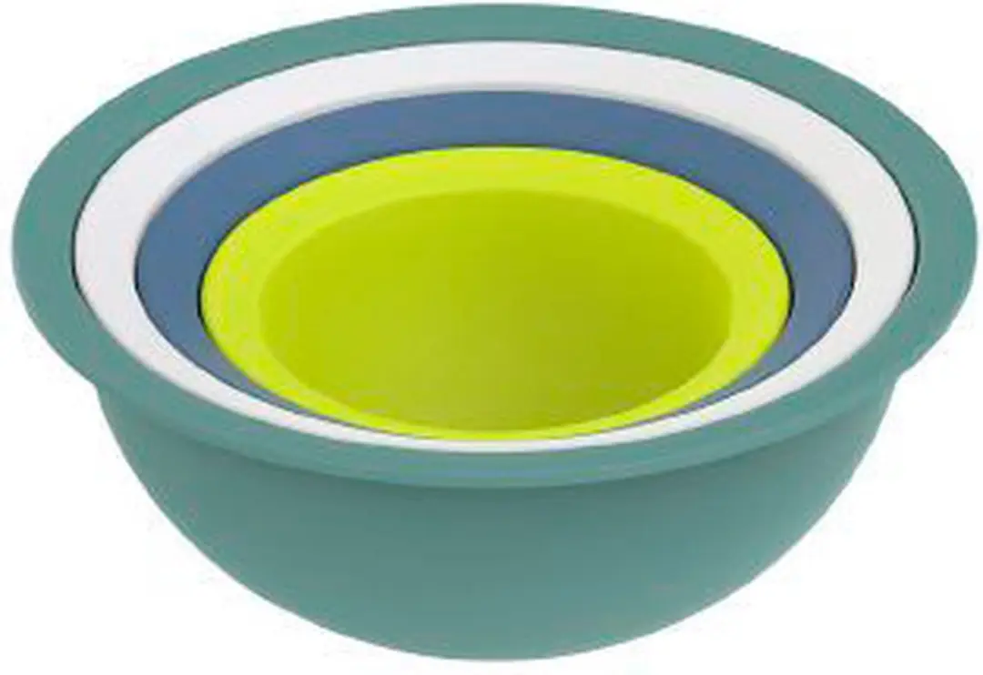 Rotho Caruba Schalenset 4-delig - 3 kommen 1-4,8L & zeef 3L