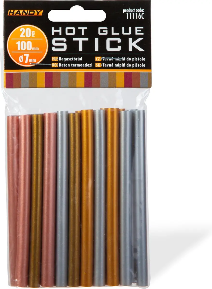 Handy Lijmpistool Vullingen Metaal Kleuren 7mm - 20 Stuks