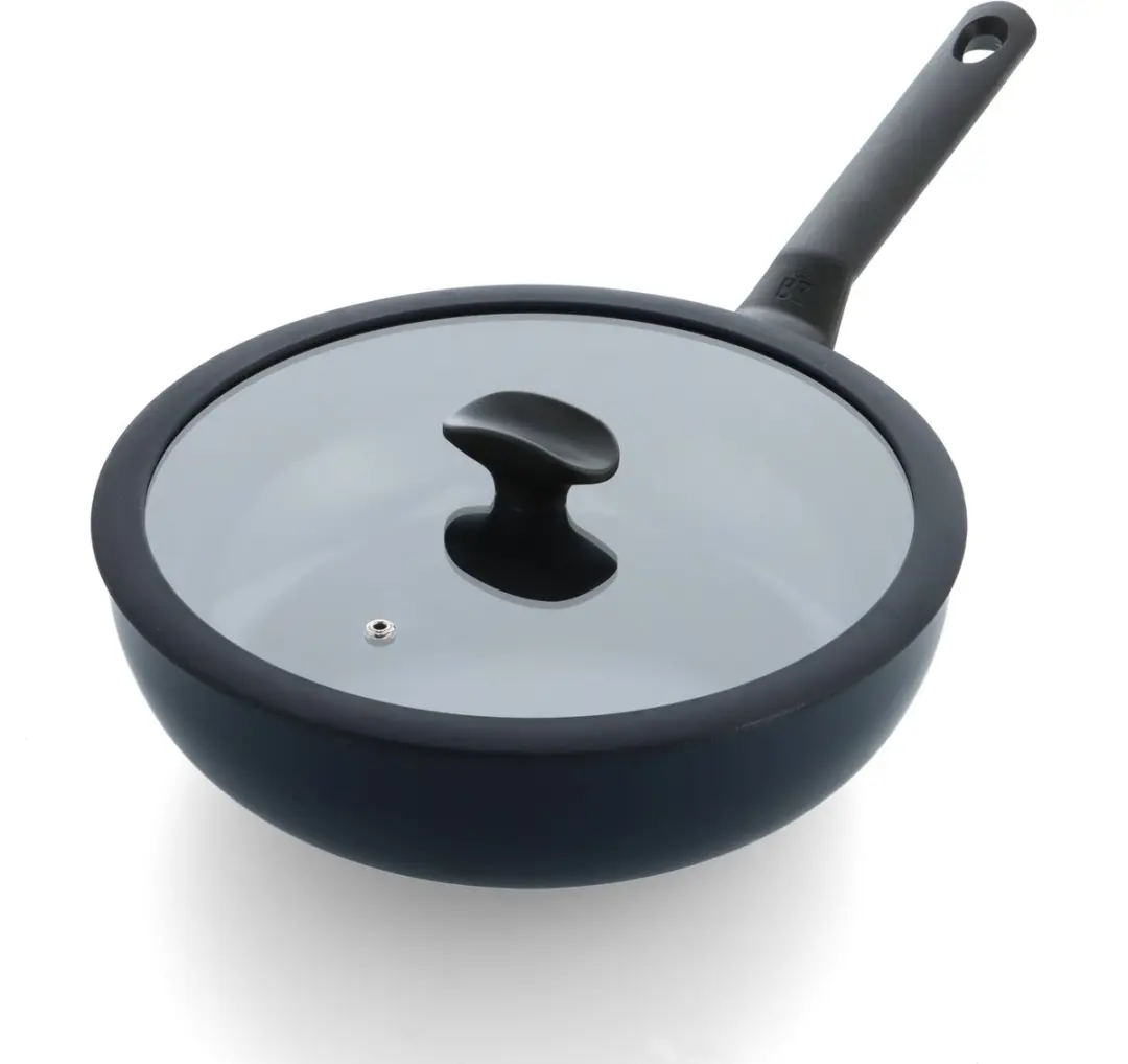BK Enjoy Pannenset 3-delig - 24/28cm Koekenpan & Hapjespan - Zwart