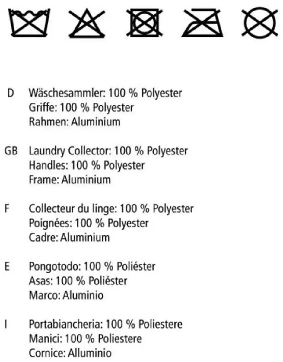 Wenko BKS Wasmand 130L - Grijs