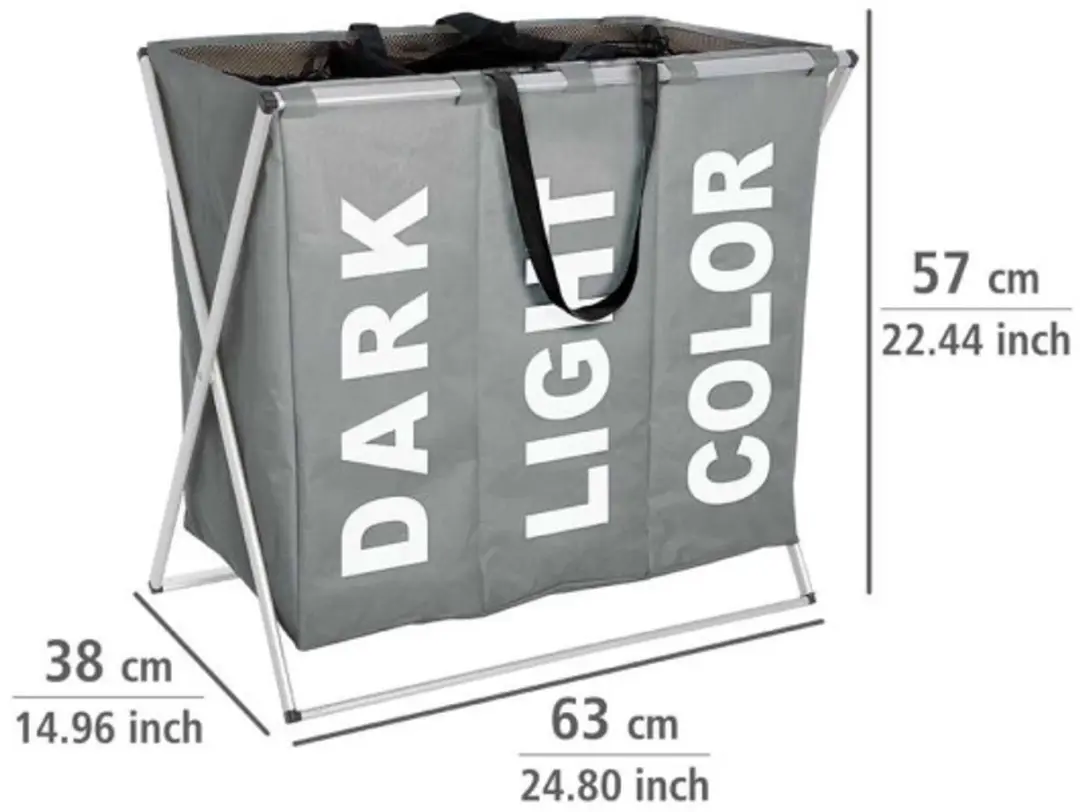 Wenko BKS Wasmand 130L - Grijs