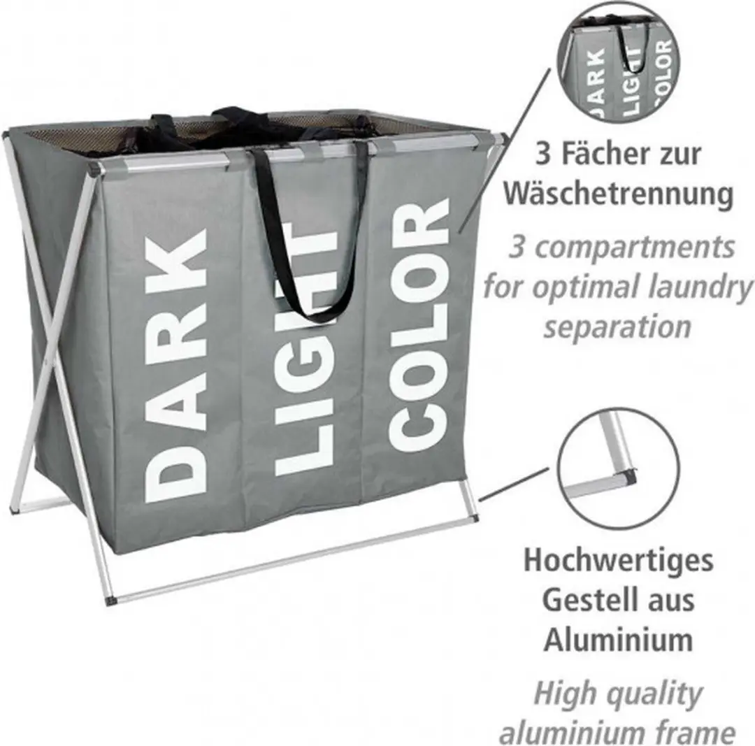 Wenko BKS Wasmand 130L - Grijs - afbeelding 6 van 6