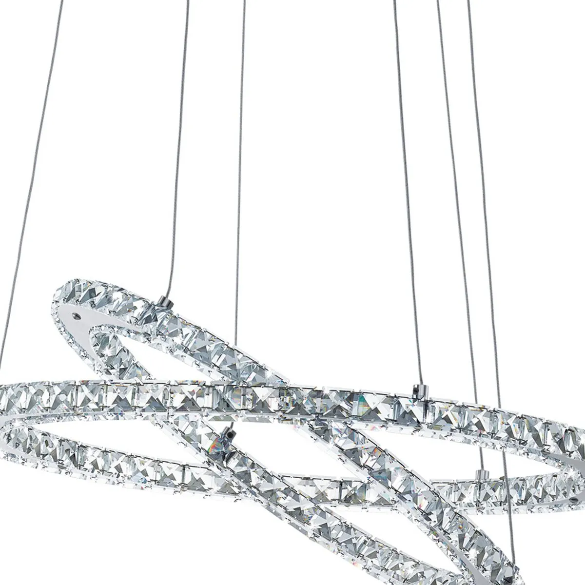 Eglo Varrazo Hanglamp LED Ø55cm - Chroom