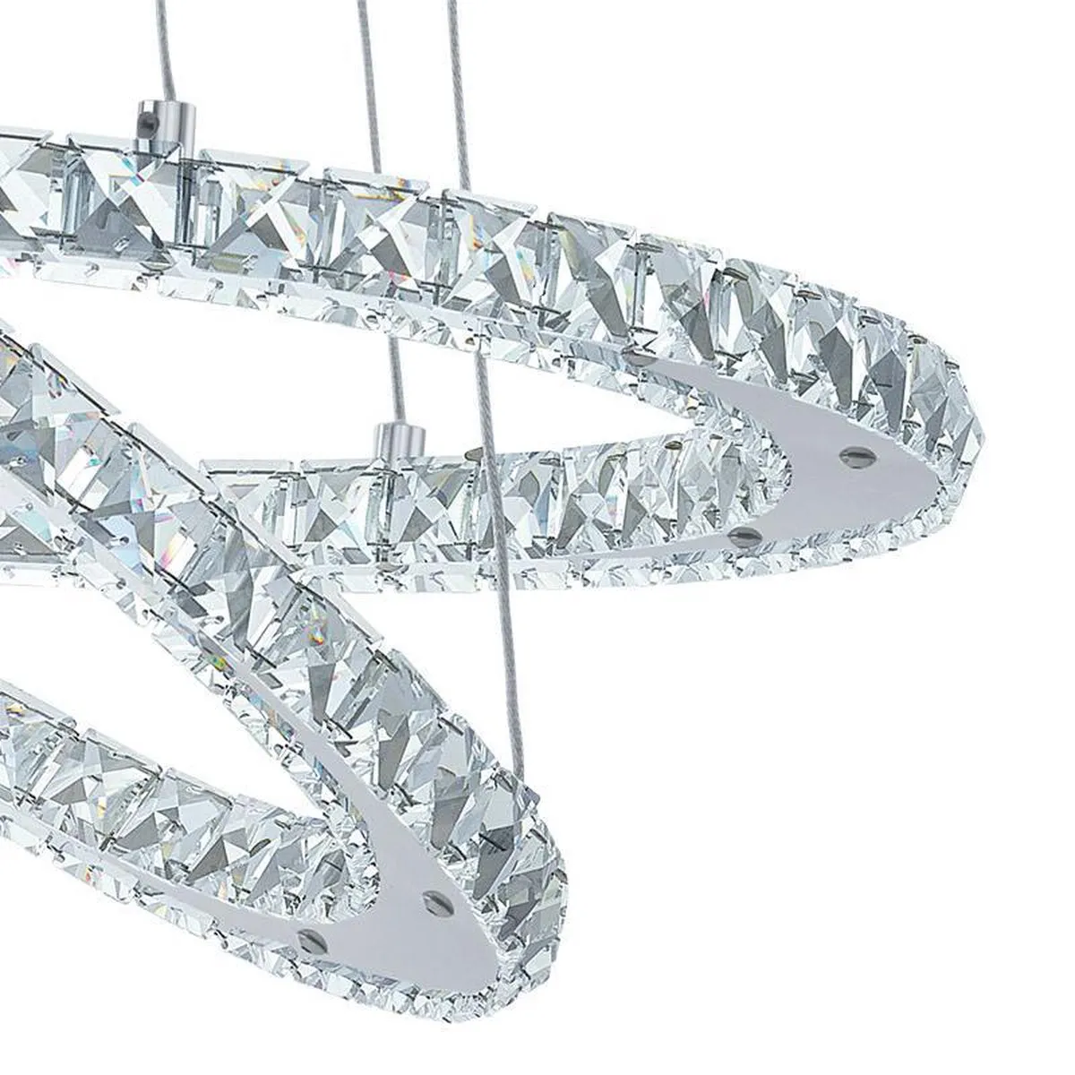Eglo Varrazo Hanglamp LED Ø55cm - Chroom