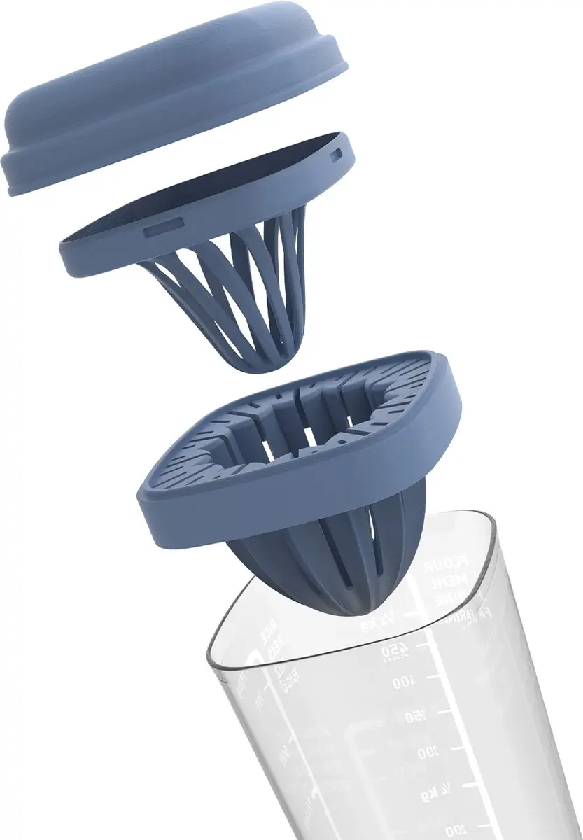 Rotho Loft Shaker met Pers 1L - Horizon Blauw