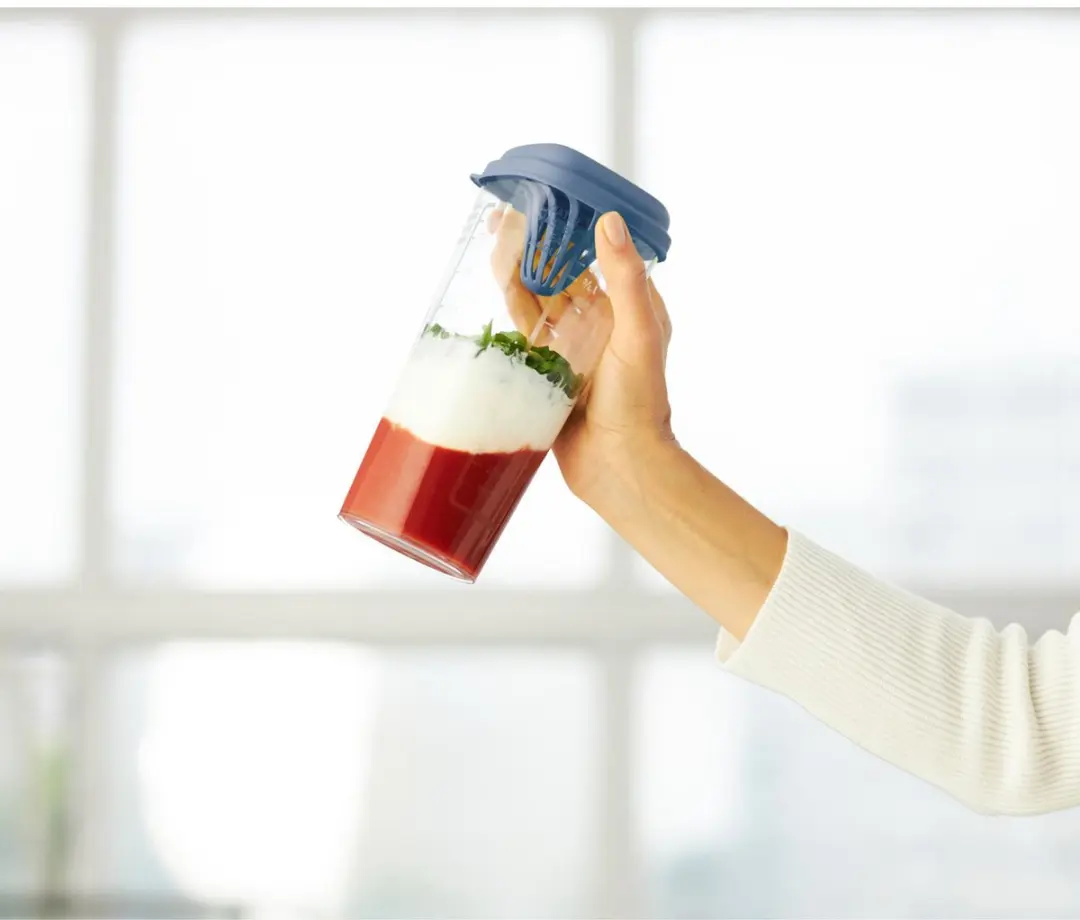 Rotho Loft Shaker met Pers 1L - Horizon Blauw - afbeelding 6 van 6