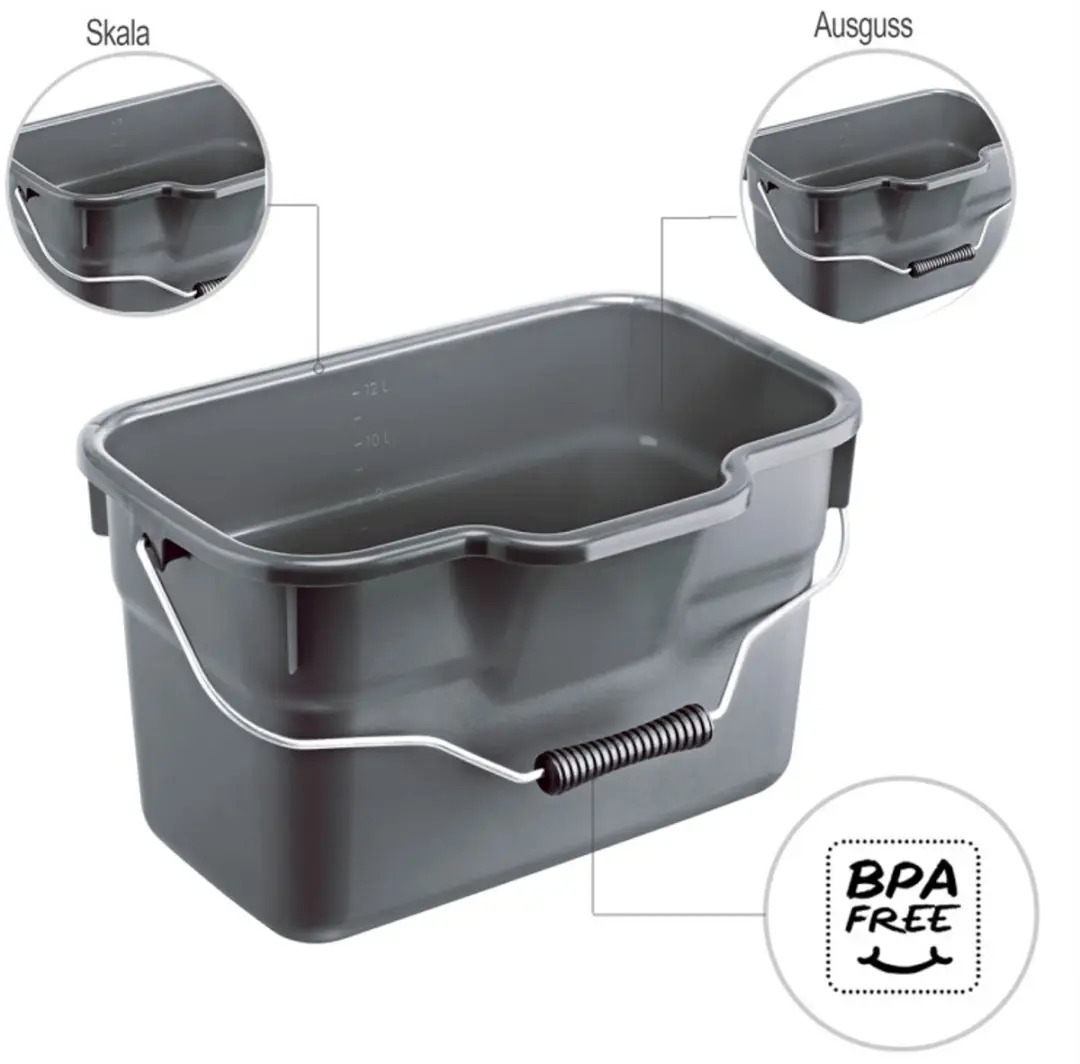 Rotho 17527 12L Wasmand - Antraciet