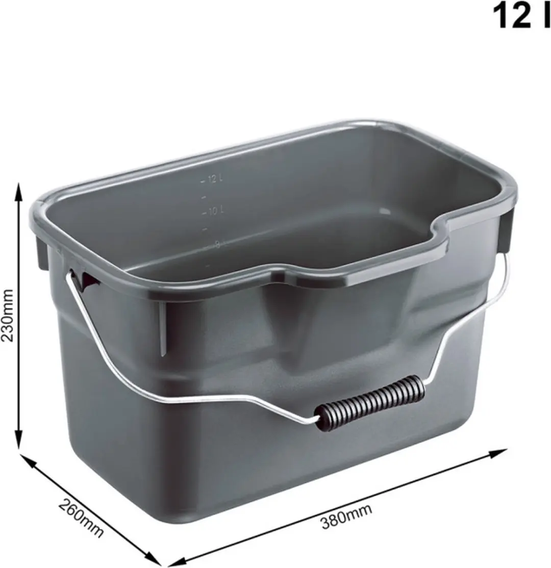 Rotho 17527 12L Wasmand - Antraciet