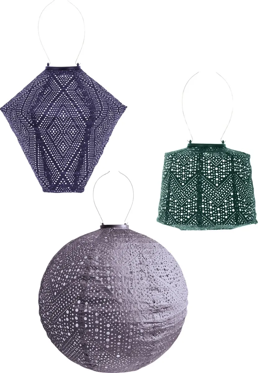 Lumiz Solar Lampion Wenen Set