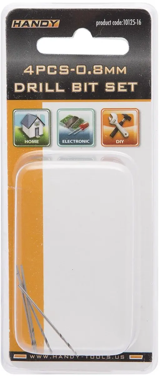 Handy Boorset 0,8mm - 4 Delig - MPN 10125-16