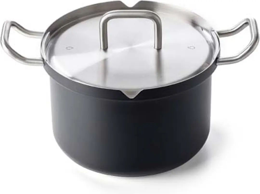 BK Q-linair Master Black Pannenset 4-delig - 16/18/20cm - Zwart