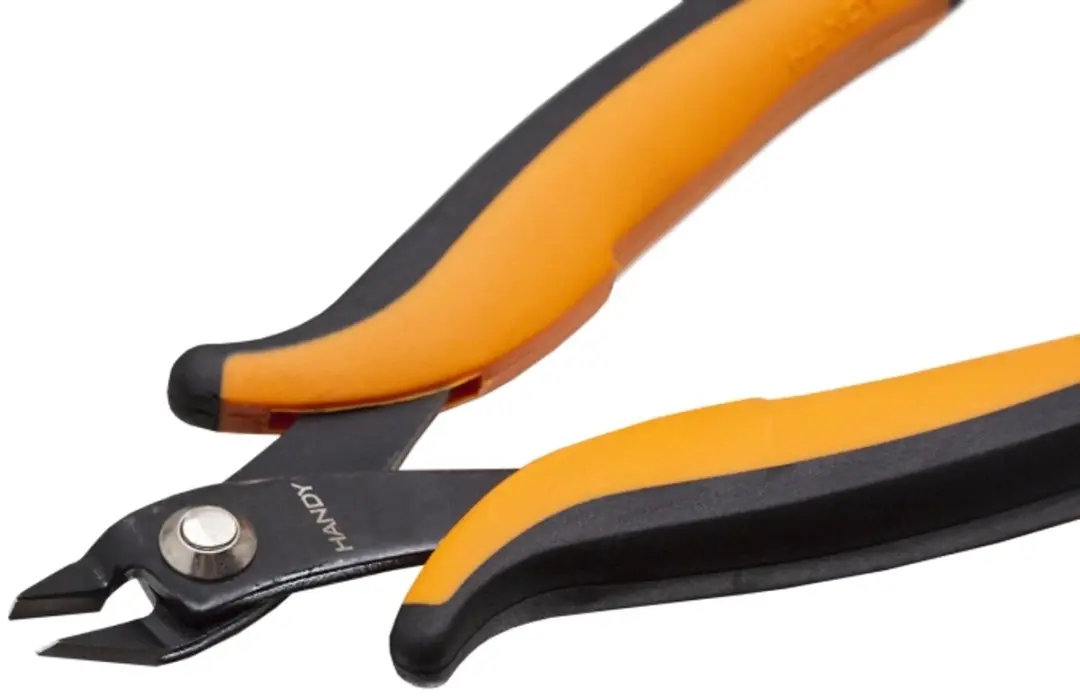 Handy Zijsnijtang 130mm - Chroom-vanadium staal - Oranje/Zwart