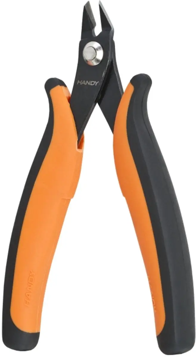 Handy Zijsnijtang 130mm - Chroom-vanadium staal - Oranje/Zwart