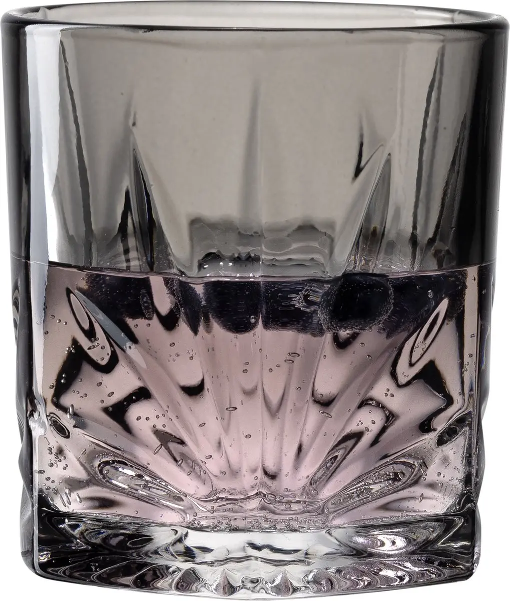 Leonardo Whiskeyglas CAPRI 330ml - Grijs - 4 Stuks