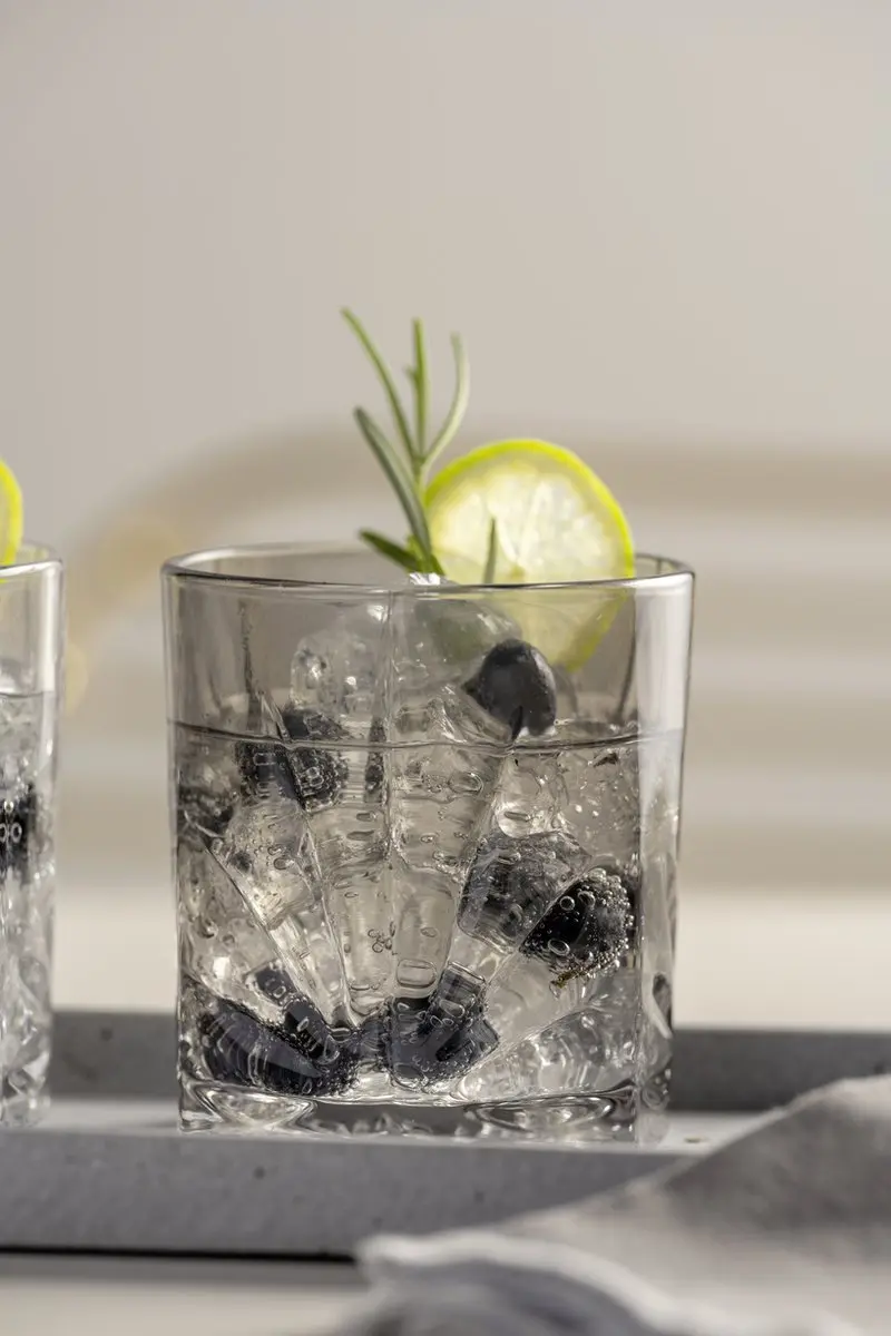 Leonardo Whiskeyglas CAPRI 330ml - Grijs - 4 Stuks