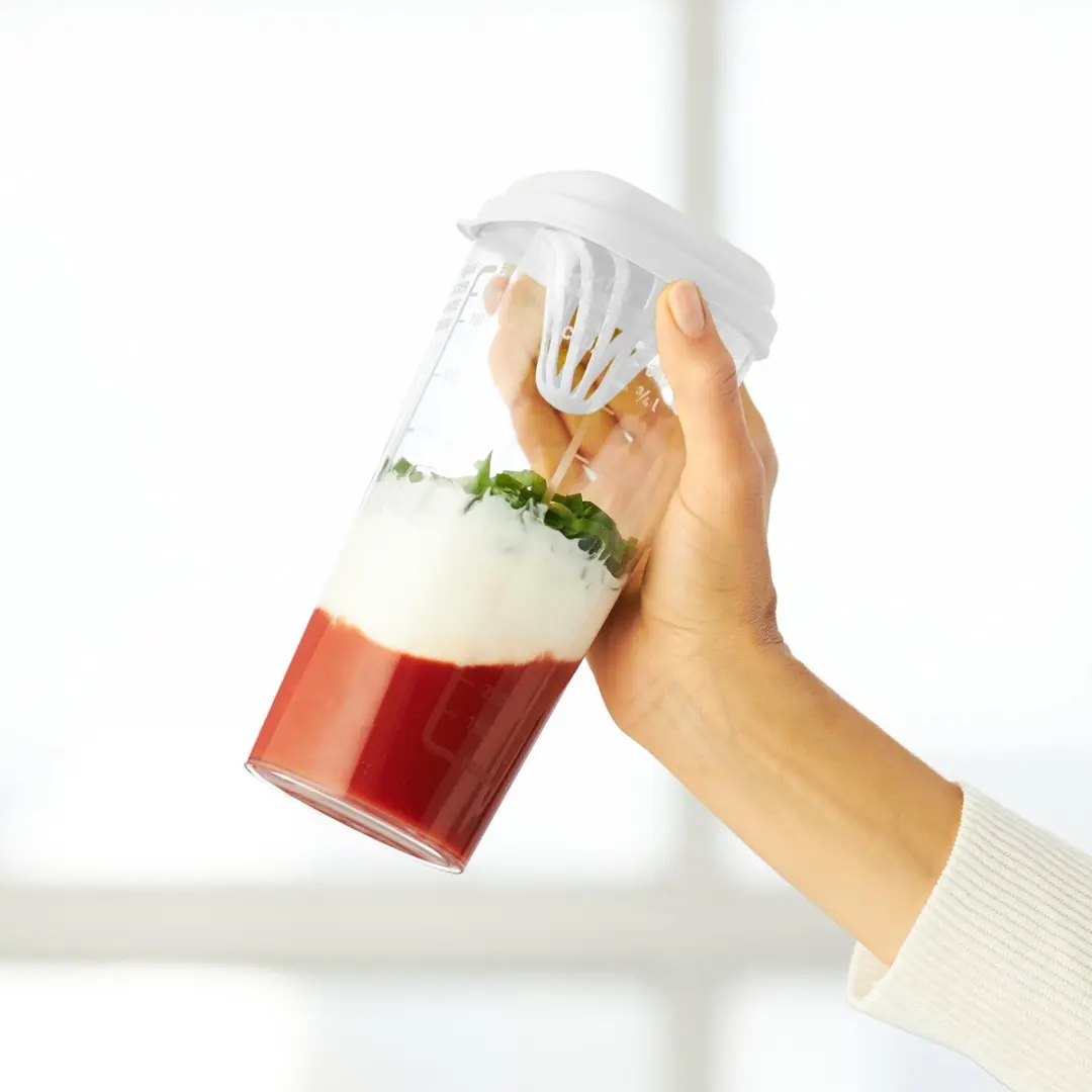 Rotho LOFT Shaker met Citruspers 1L - Wit/Transparant