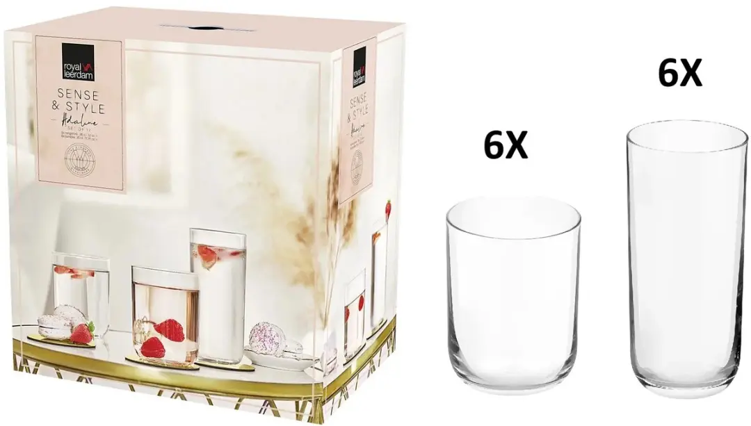 Royal Leerdam Sense & Style Adaline Glazen Set