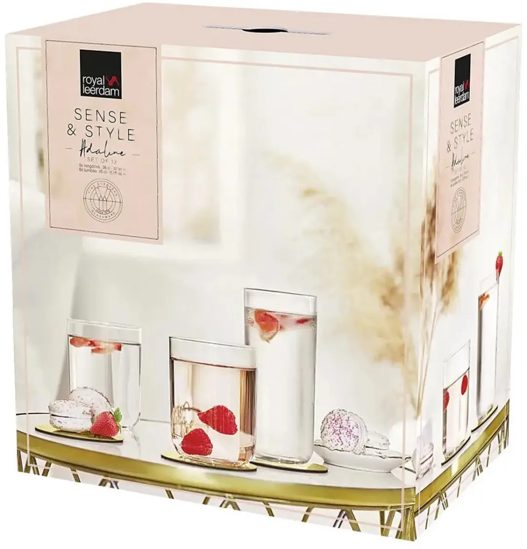 Royal Leerdam Sense & Style Adaline Glazen Set - 12 Stuks
