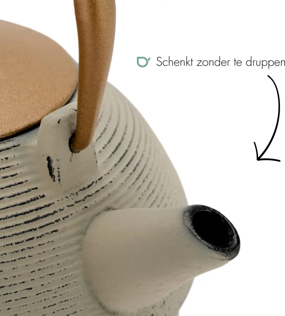 Bredemeijer Sakura Theepot Gietijzer 1,2L - Grijs