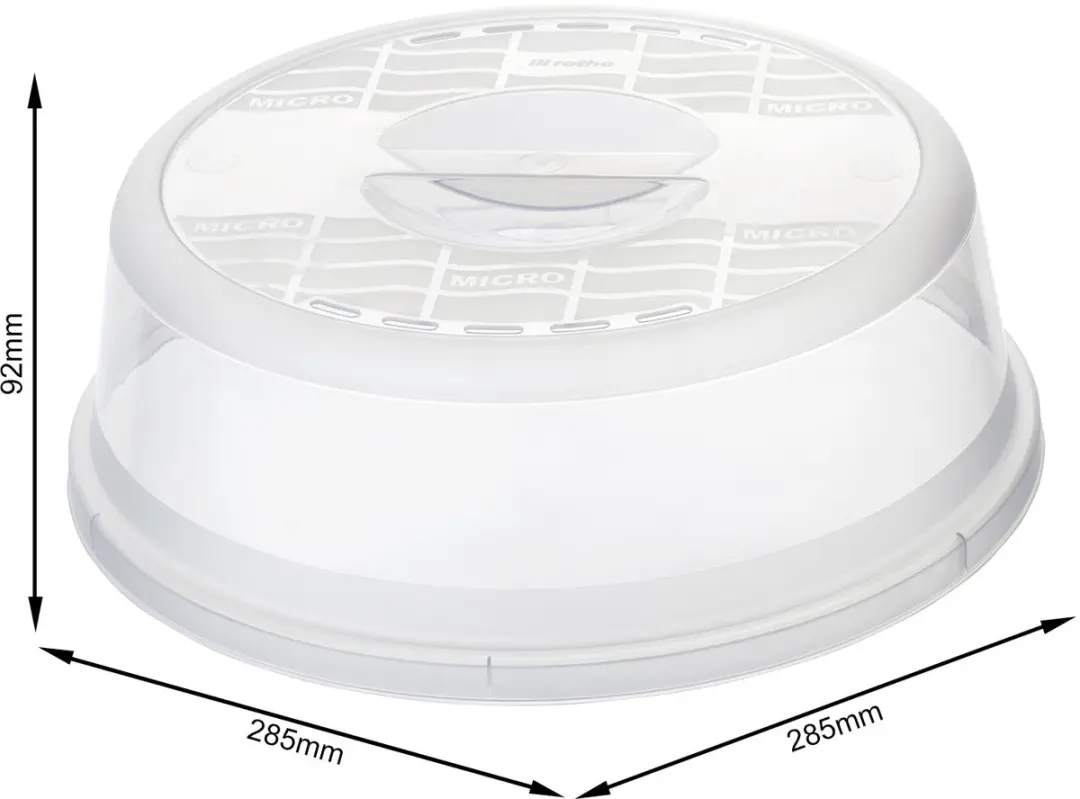 Rotho Basic Magnetrondeksel 30cm - Transparant - MPN 17498